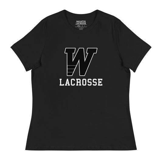 Women's Outline "W" Lacrosse Relaxed T-Shirt